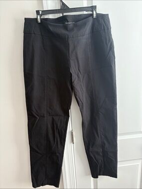 Zac & Rachel Black Straight-Leg Pull-On Pants
